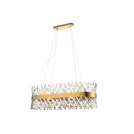 ELMARK - WILLIAM CHANDELIER 12xE14 GOLD/CHAMPAGNE - 955WILLIAMLUX12