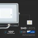 V-TAC - 30W LED Прожектор SAMSUNG Чип SMD Сиви Тяло 3000K SKU: 454 (3)