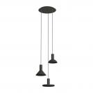 NOWODVORSKI - Hanging lamp 10905 HERMANOS III BLACK • Ф40см • 3 х 10 W • GU10 • IP20