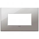 VIMAR - 22654.83 - Plate 4M metal black chrome