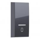 ACA LIGHTING - MODYS BUTTON WITH INDICATOR & SYMBOL BOILER 1M. ANTHRACITE 10101333137