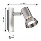 PAULMANN - LED Spotlight 66698 TEJA ⚡ GU10 ⚡ 230V ⚡ max. 10W dimmable ✴ Nickel satin (2)