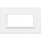 BTICINO - HA4804HD Rectangular cover plate 4 modules - Monochrome white