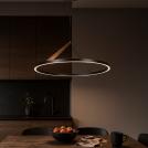 RABALUX - Пендел Н:130 Ø65cm. 72352 RENARA ⚡ LED 40W ⚡ 1850lm ⚡ 3000К ⚡ IP20 ✴ Черен/Злато