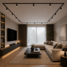 ACA LIGHTING - Трифазна шина за вграждане 3м. черно 4WRE3MB (2)