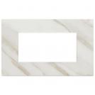 VIMAR - 22654.51 - Plate 4M marbl.stoneware white Calacatta