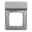 SCHNEIDER ELECTRIC - SDD313809 Sedna Design- 1-gang frame with mobile phone stand - aluminium