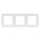 ACA LIGHTING - PRIME 3 GANG FRAME IP20 WHITE 1000119201