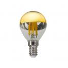 ACA LIGHTING - LED крушка обратен рефлектор злато FILAMENT димираща E14 5W 2700K 6200lm BOVA5WWDIMG
