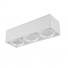 ACA LIGHTING - White Moon for outdoor mounting triple 3хAR111 150x450x120 MCDAR3W