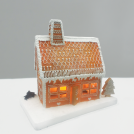 ACA LIGHTING - LED WW DECOR GINGERBREAD HOUSE 3ΑΑ (BAT) 25Χ15Χ23CM X0323