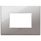 VIMAR - 22653.83 - Eikon Exe Рамка 3М италиански стандарт Black chrome