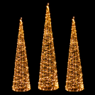 ACA LIGHTING - LED Christmas Decorative Cone, 300 LED, 80 cm, IP44 LEDCONE80 (2)