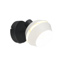 TRIO - Единичен спот бял с черна основа, метален ISLA R86361076 1x E14 10W