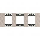 BTICINO - KA4802M3MM 2+2+2  modules Living Now cover plate - optic