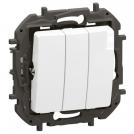 LEGRAND - Triple switch white Niloe New NP2130WH