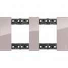 BTICINO - KA4802M2DM 2+2 modules Living Now cover plate - aura