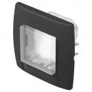 TEM - CM22SB Frame 2M, IP44 for switches, color Black matt, Modul