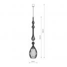 NOWODVORSKI - pendant luminaire   ABI BLACK L 8864 (1)