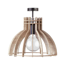 ELMARK - WOODY-4 CEILING LAMP 1xE27 D300mm - 955WOODY/4
