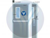 YLI Electronic - Exit button for indoor installation. Surface mounting without recessing. - YLI PBK-815 (4)