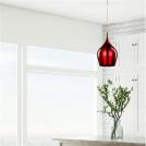 SEARCHLIGHT - Pedant Vibrant Metallic Red Metal  6461-26RE (1)