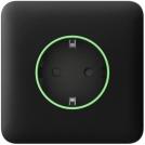 AJAX - Schuko socket faceplate, stand-alone, black, SoloCover 89056.164.BL