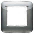 VIMAR - 20672.C09 - Round plate 2M Bright Atlantic grey