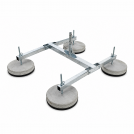 ДИКОМ - N-Shaped Vertical Ridge Support for Lightning Protection Masts 1039