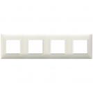 VIMAR - 14669.06 - Plate 8M (2+2+2+2) 71mm granite white