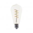 ACA LIGHTING - LED крушка със спирала, димираща FILAMENT ST64 E27 4W 1800K 300lm CONDI4WWSDIM