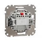 SCHNEIDER ELECTRIC - SDD113101L Еднополюсен ключ синя индикация Sedna Design & Elements, 10А 250V, алуминий, безвинтово свързване (1)
