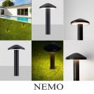 NOVA LUCE - Градински стълб  Д:11, В:20 см.   9030861   NEMO ⚡ LED 5W ⚡ 424Lm ⚡ 3000K ⚡ 100-240V ⚡ IP65 ✴ Тъмен антрацит 
