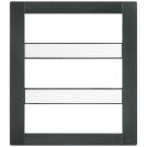 VIMAR - 16749.V23 - Classica plate18Mtechn.metall.anthracite
