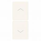 VIMAR - 31480.FB 2 half buttons 1M arrow symbols white