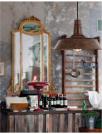 NOVA LUCE - pendant luminaire OSTERIA 620201 E27 1x60W Bulb Excluded D: 46 H1: 26 H2: 115 cm