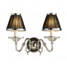 INTERIORS 1900 - Аплик   TILBURG nickel  twin 63726 E14, 2x40W