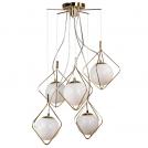 LIS LIGHTING - Полилей DUKE 6010Z-H06 E27, 5x40W, H:90, D:60cm, злато