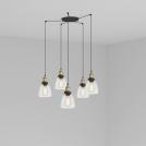 FARO - Пендел LIZ-2 65080-5L  E27 5X 15W LED