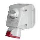 SCAME - Industrial contact with switch 0/I 3P+N+E 32A IP44 series Optima model Combi 513.3257TS