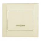 MAKEL - Cut Out And Two Way Switch Illuminated MAKEL Defne beige 42010025