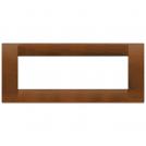 VIMAR - 16736.55 - Classica plate 6M wood walnut