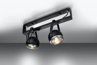 SOLLUX - spot lamp UDITO 2 black SL.0484