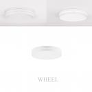 NOVA LUCE - Плафон  Ø45, В:6 см.  9081211  WHEEL ⚡ LED 30W ⚡ 1825Lm ⚡ 3000K ⚡ CRI>90 ⚡ 230V ⚡ IP20 ✴ Пясъчно бял
