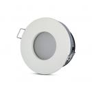 V-TAC - GU10 Корпус Луна Кръг Мат Бяла IP54 SKU: 3613 VT-787