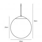 NORDLUX - Cafe 25 Pendant Opal white (Item Number 39573001) (1)