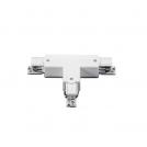 ACA LIGHTING - White ?T? connector for 4 wires 4WTW