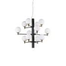 IDEAL LUX - pendant luminaire  COPERNICO SP12  NERO 197319