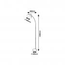 RABALUX - Floor Lamp DARON 5239 E27 1X40W (1)