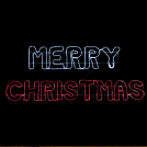 ACA LIGHTING - 936 LED премигващи светлини , мотив MERRY CHRISTMAS, бяла и червена светлина, външна употреба IP65, X0893632219 